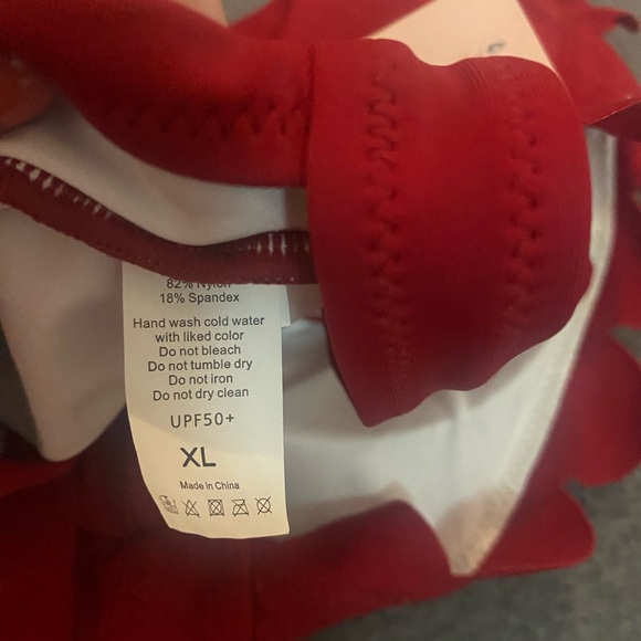 Mycharmo Bathing Suit Burgundy - Picture 4 of 5